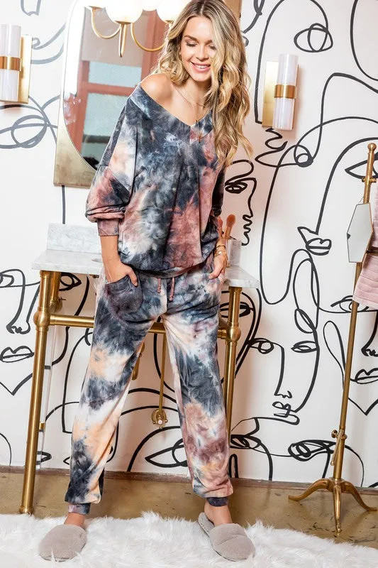 Amika Tie Dye Loungewear Set