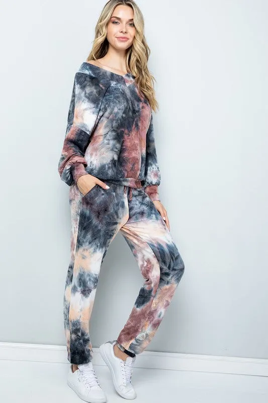 Amika Tie Dye Loungewear Set