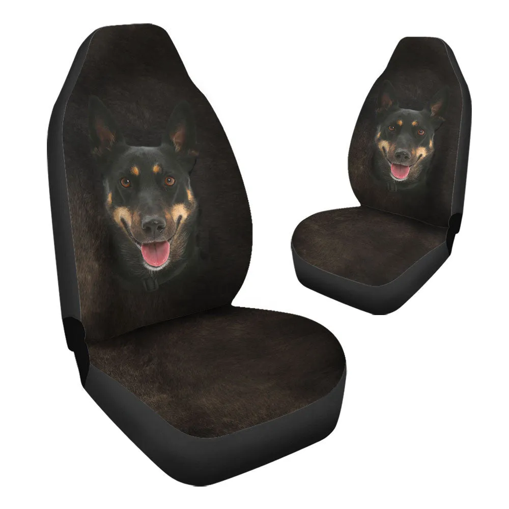 Australian Kelpie Dog Funny Face Car Seat Covers