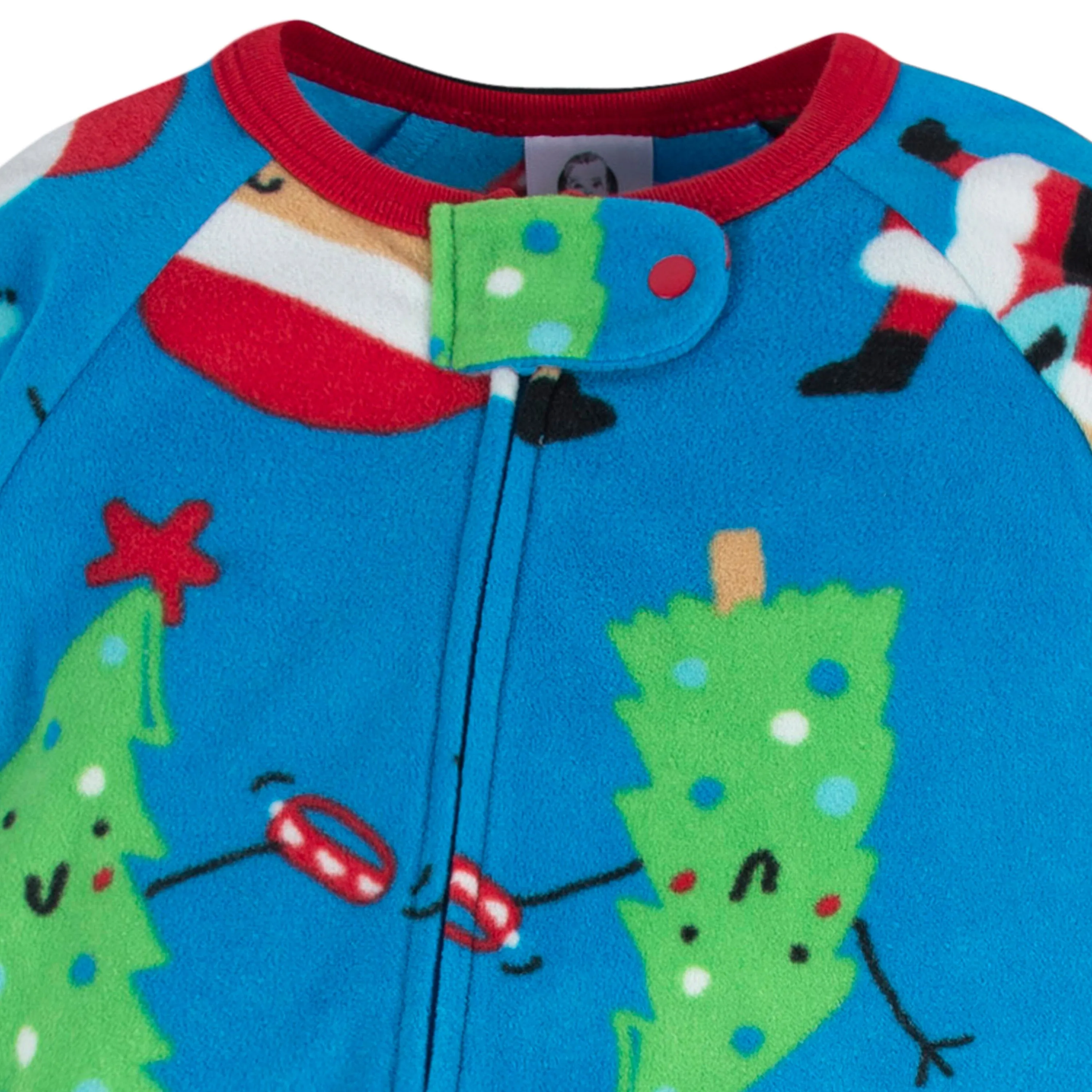 Baby & Toddler Neutral Santa Fleece Pajamas