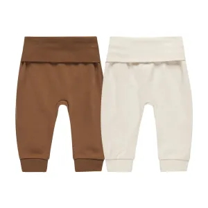 Baby Pant Set - Cinnamon / Natural