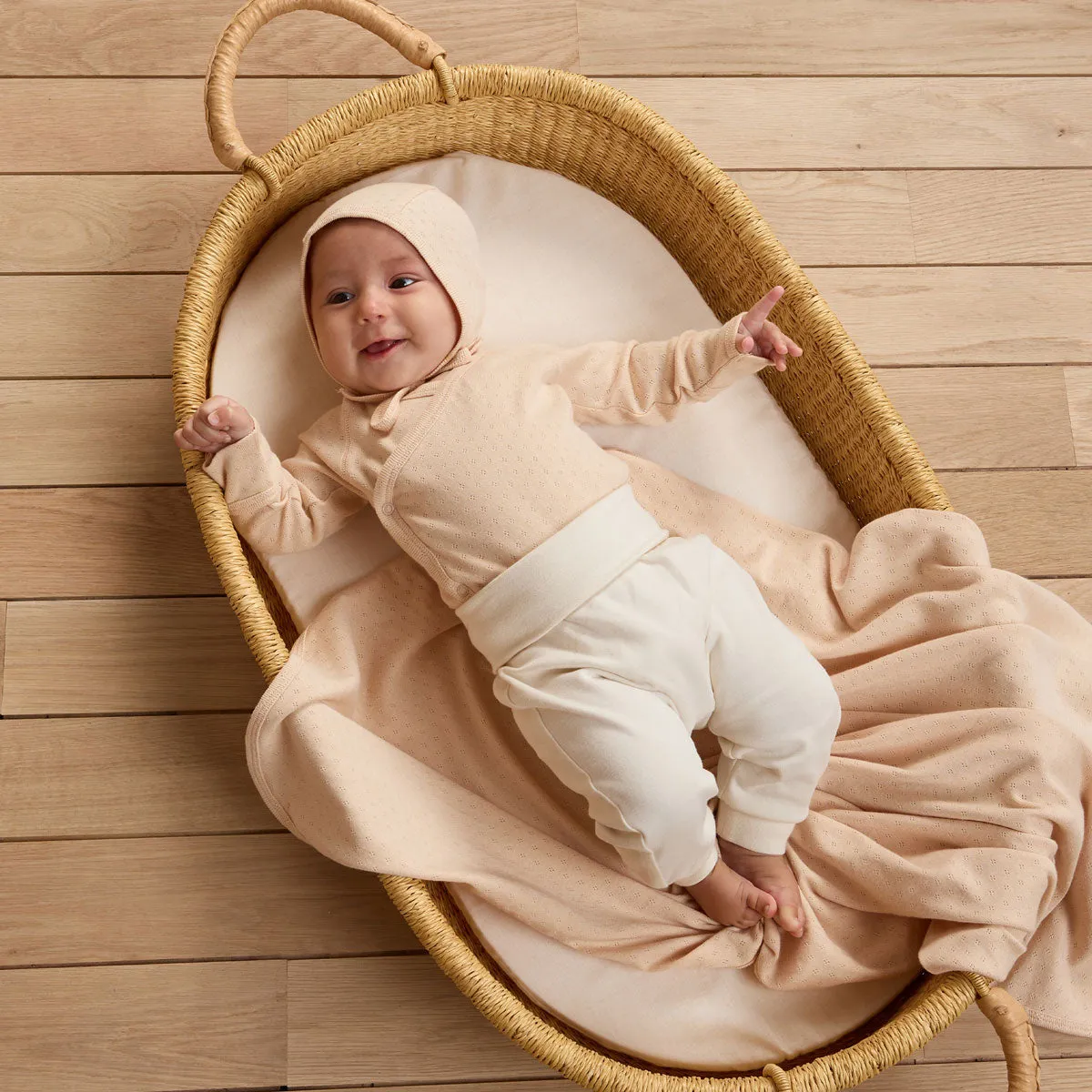 Baby Pant Set - Cinnamon / Natural