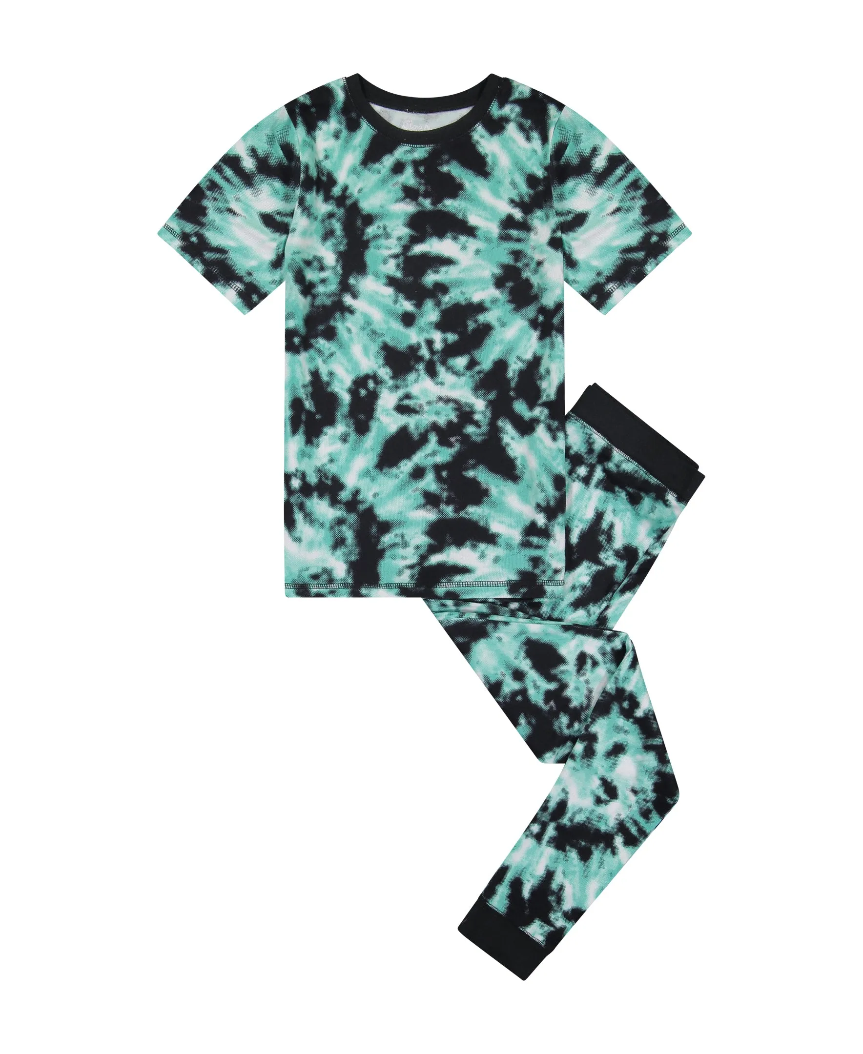 Boys Tie-Dye Super Soft Snug Fit 2-Piece Pajama Sleep Set