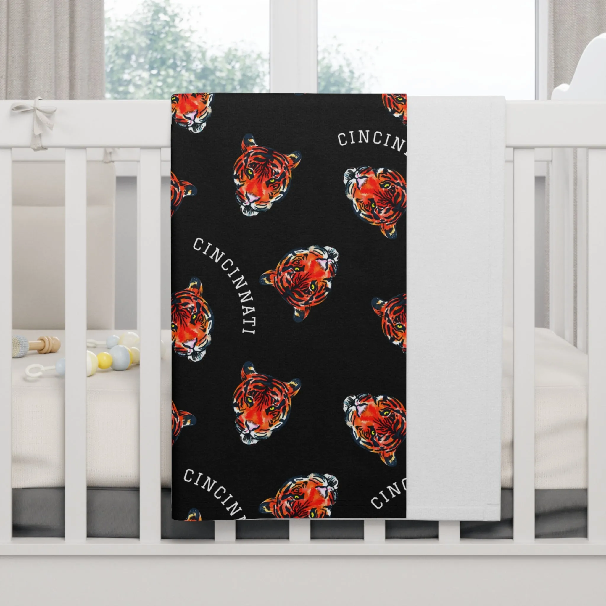 Cincinnati Tigers | Soft Fleece Baby Blanket