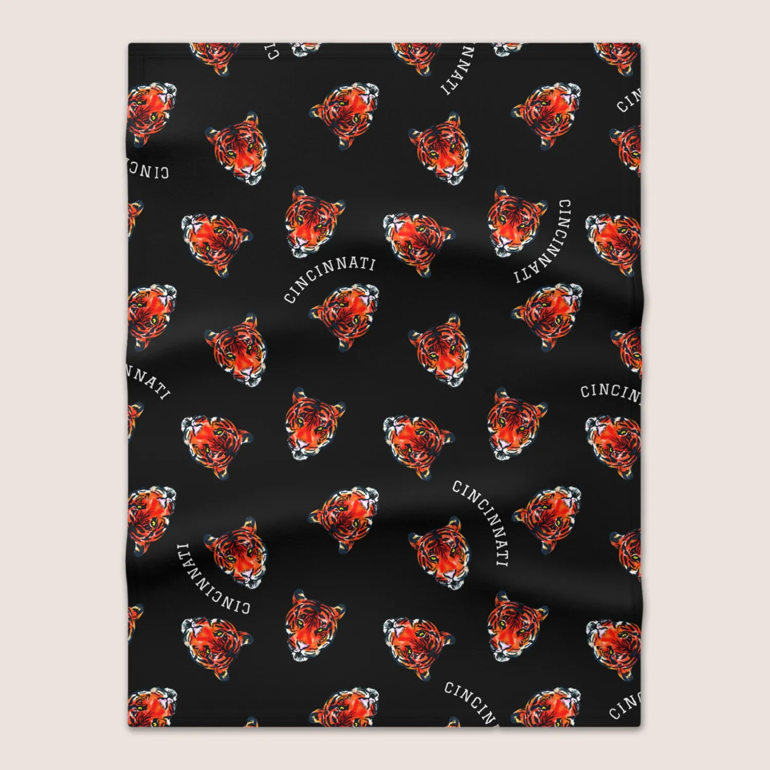 Cincinnati Tigers | Soft Fleece Baby Blanket