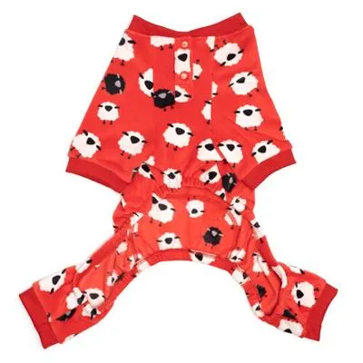 Counting Sheep Fleece Dog Jammies