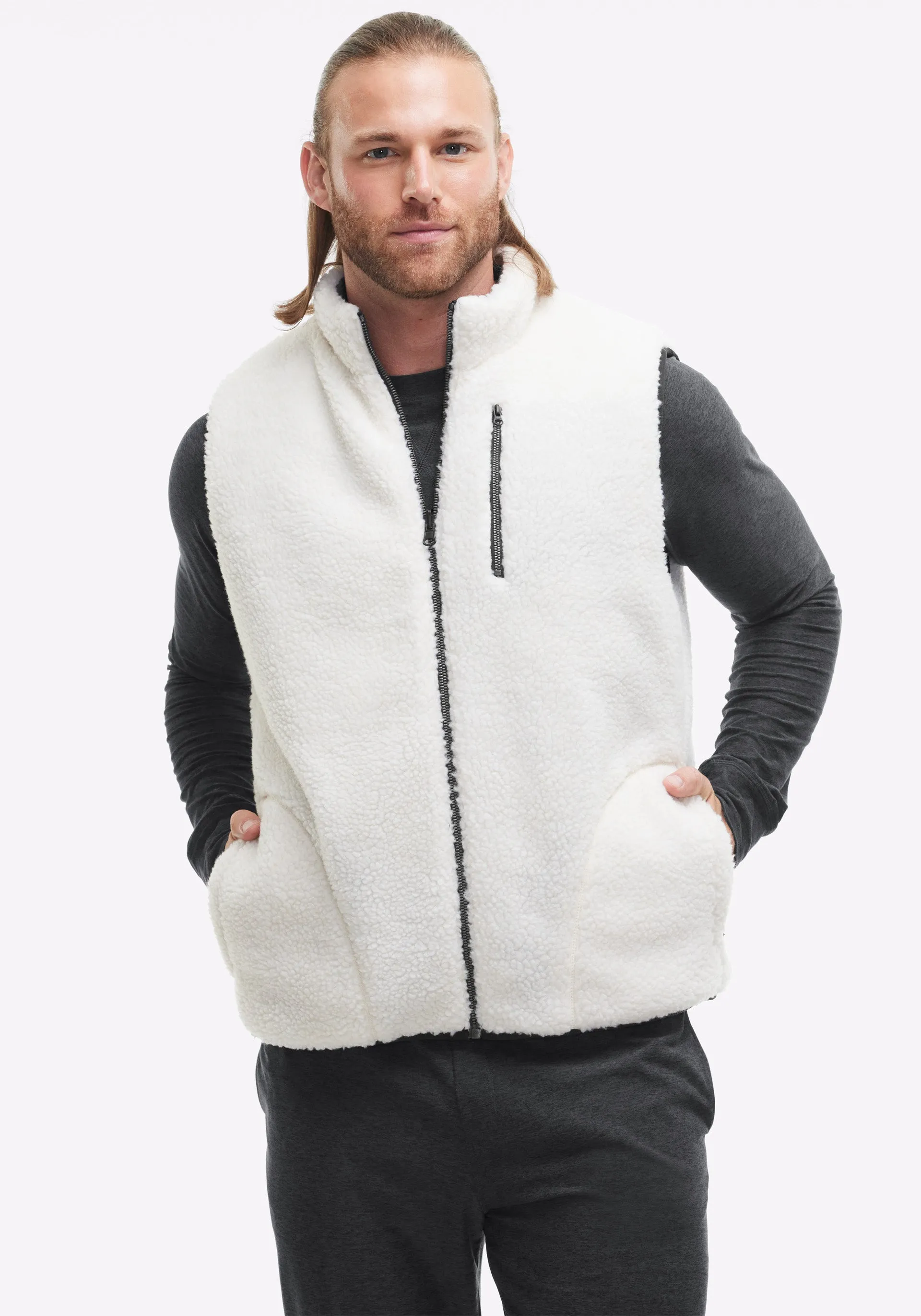 Cozy Fleece Reversible Vest