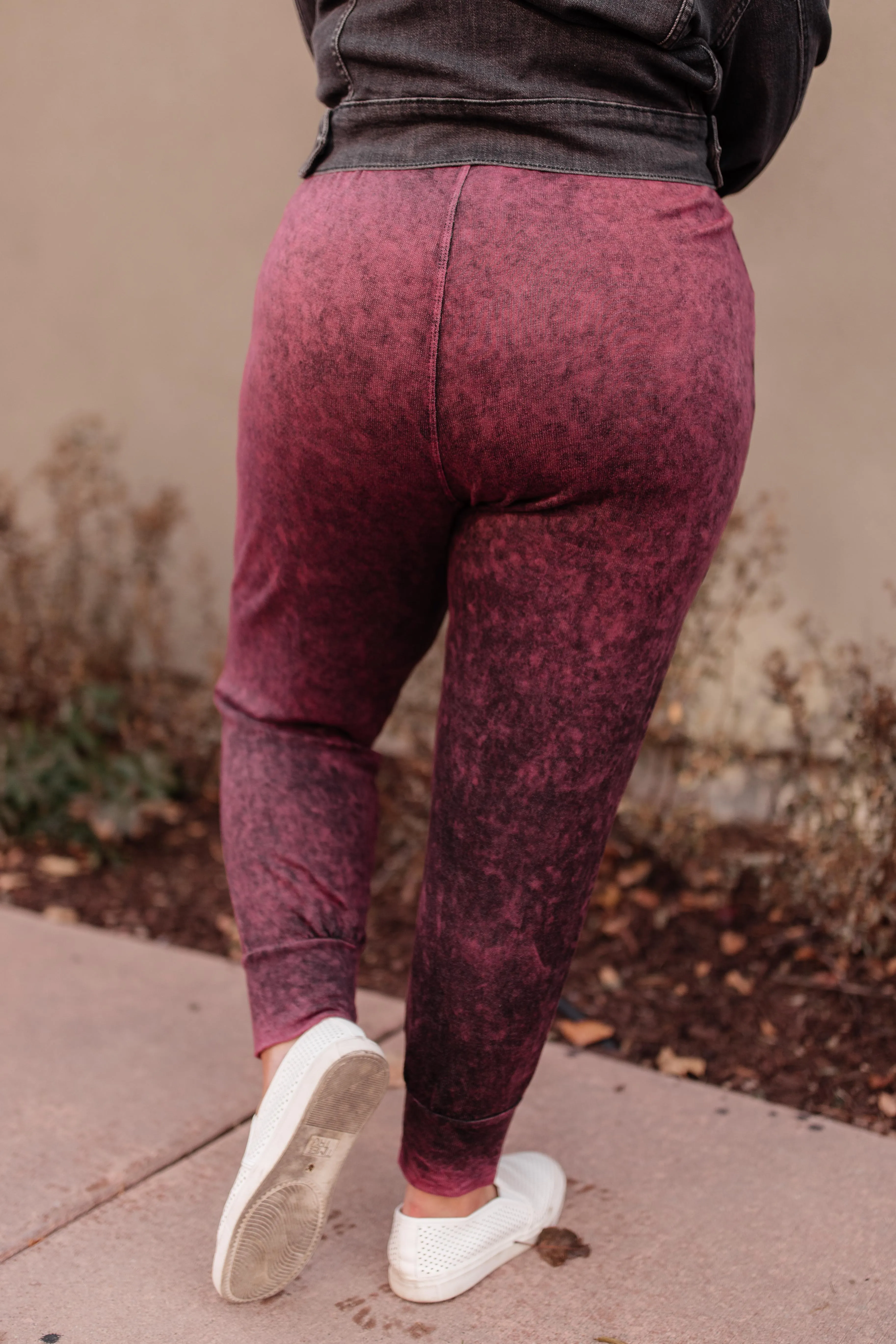 Cozy Joggers in Blackberry