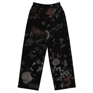 Dark Flowers® Unisex Wide-Leg Pants