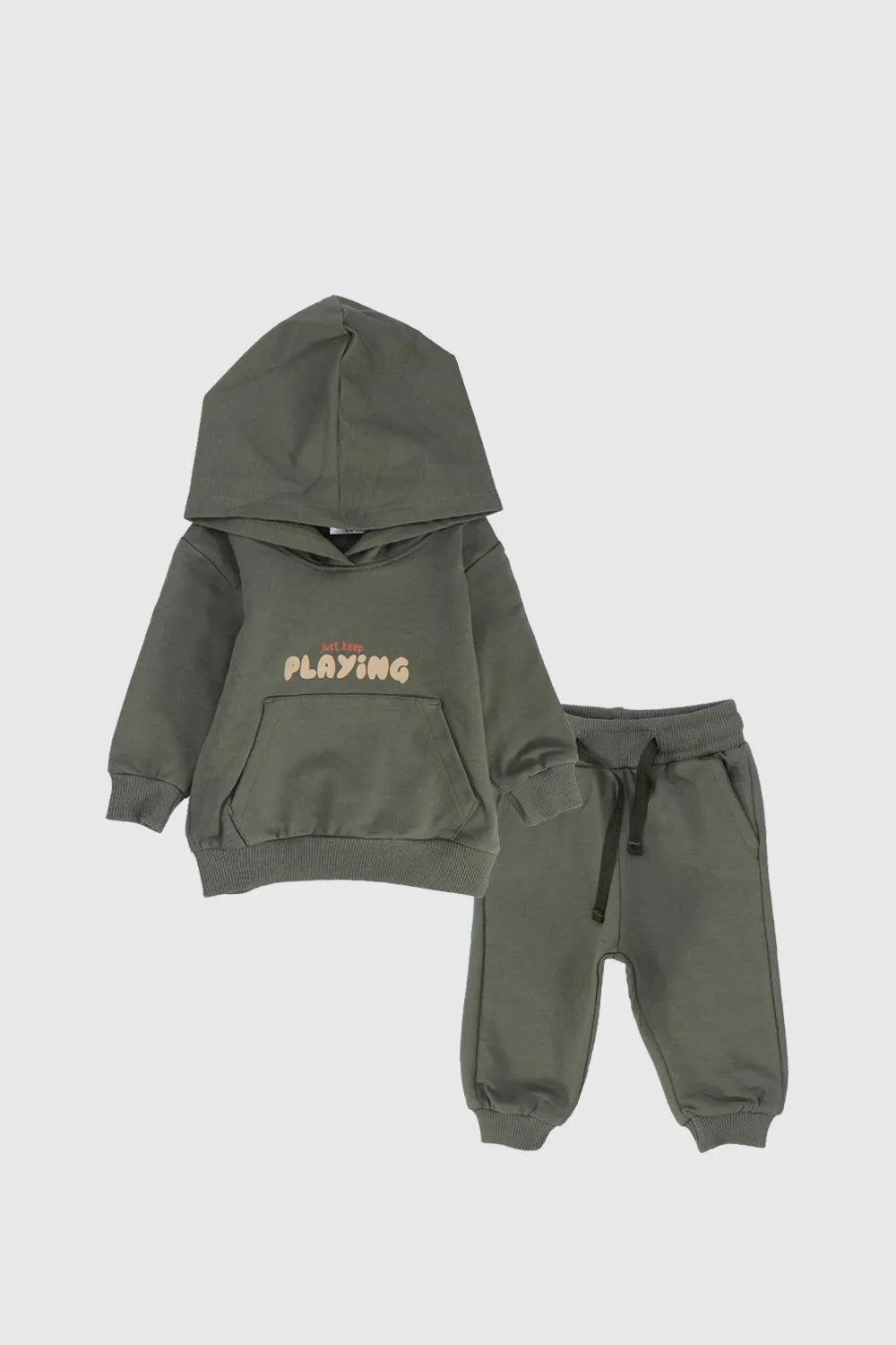 Dark Green Playmore 2-Piece Outfit Set