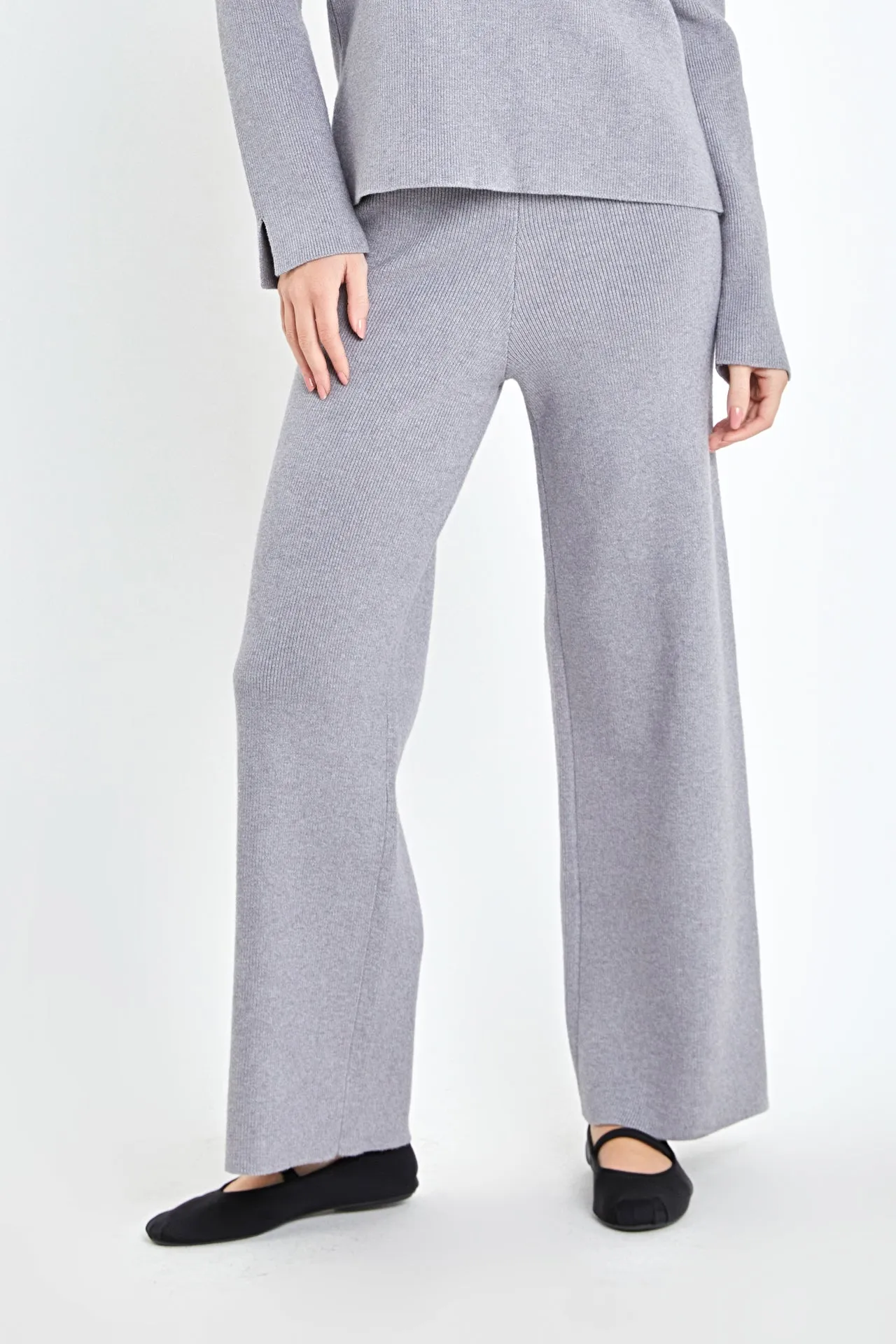 English Factory - Knit Wide Pants