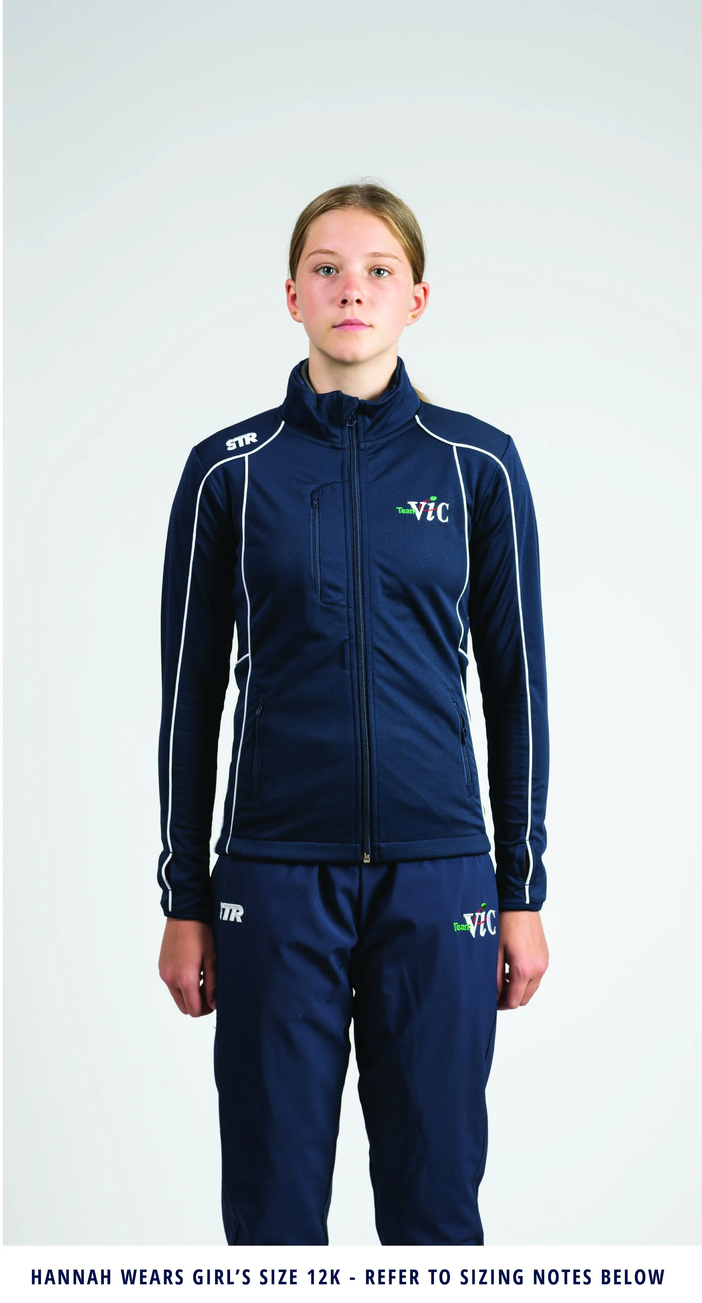 Female Team Vic FlexDry Track Jacket (2022  Run Out Stock)