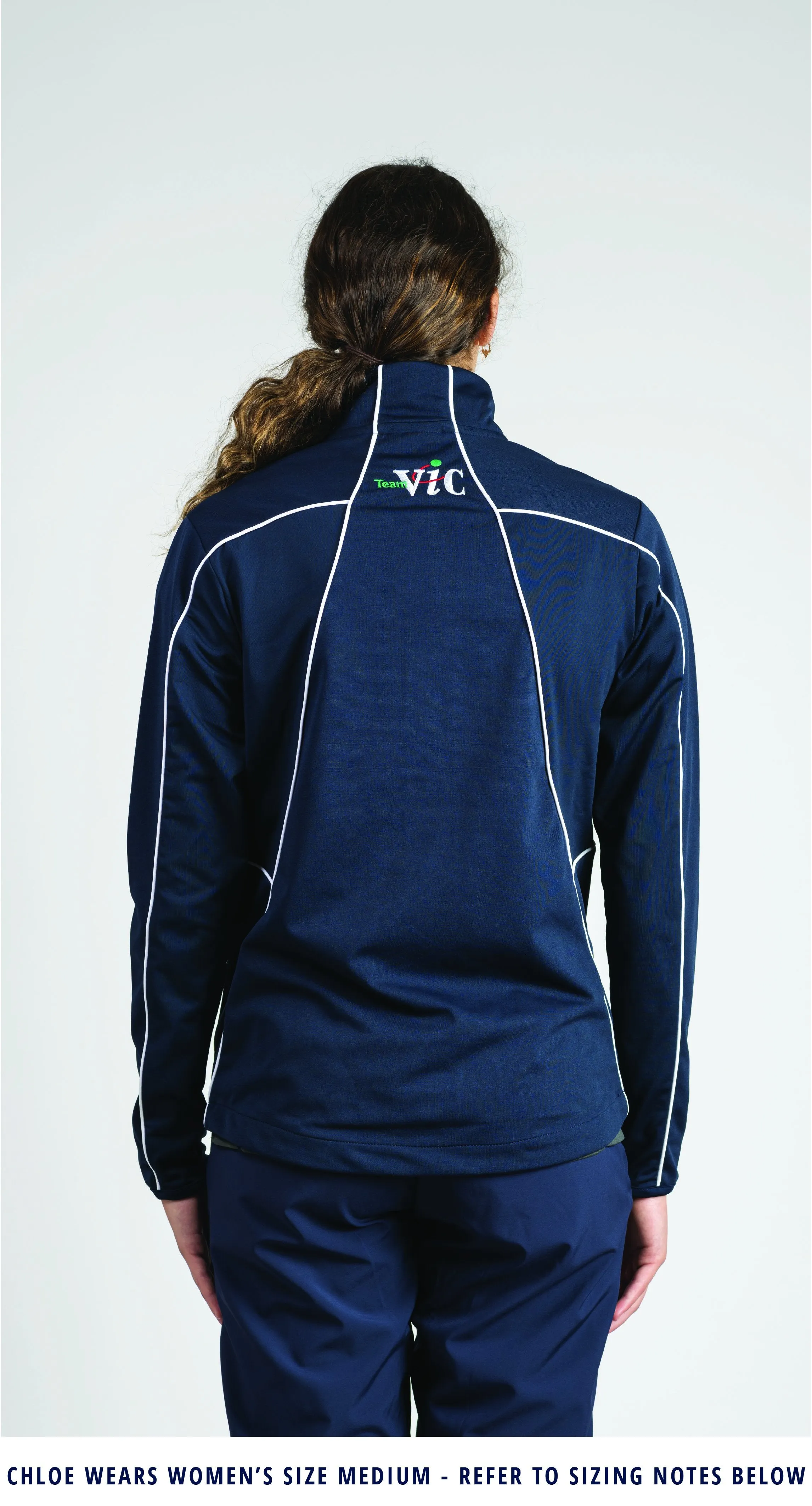 Female Team Vic FlexDry Track Jacket (2022  Run Out Stock)