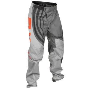 Fly Racing 2025 Youth F-16 Pants Grey Orange