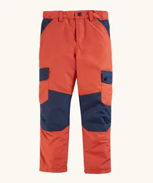 Frugi Expedition Trousers - Paprika/Indigo