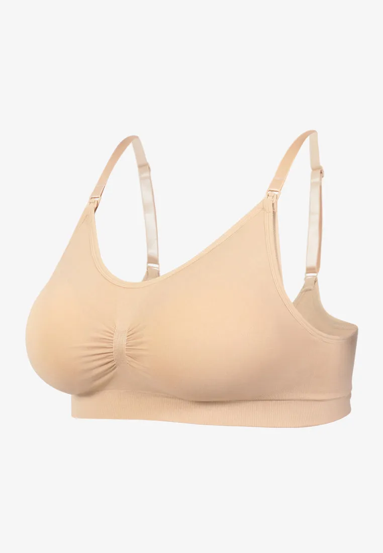 Genesis Two Way Stretch Soft Lounge Bra - Nude