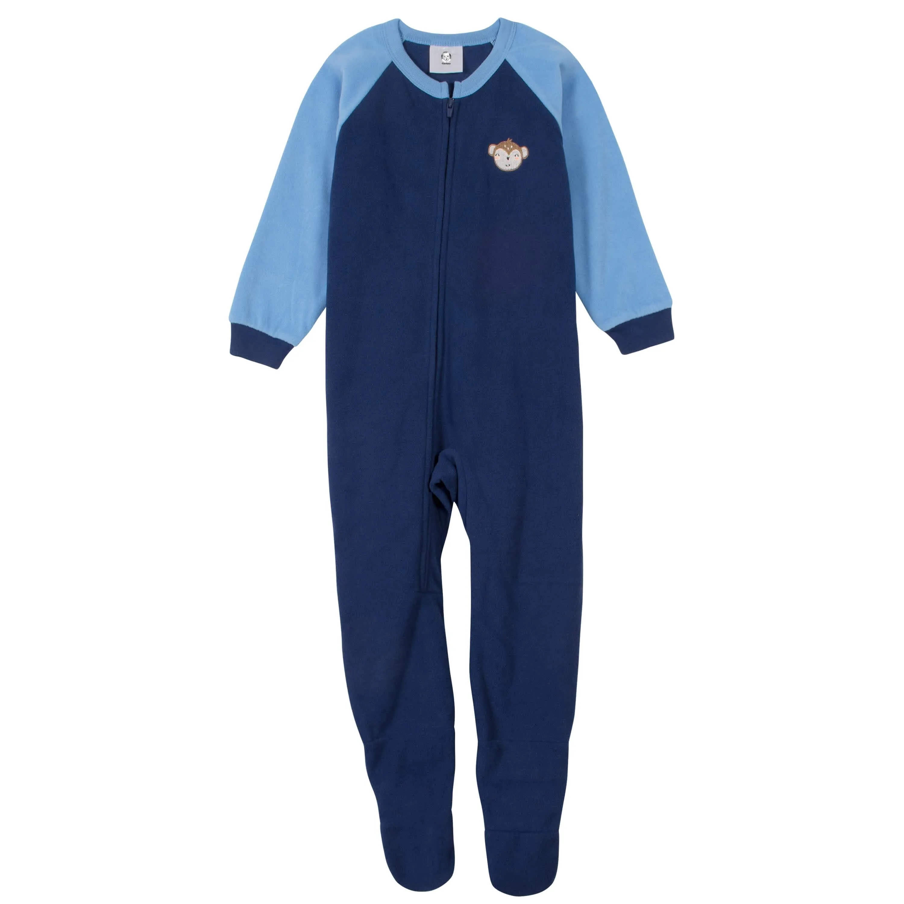 Gerber® 4-Pack Toddler Boys Monkeys & Dinos Fleece Pajamas