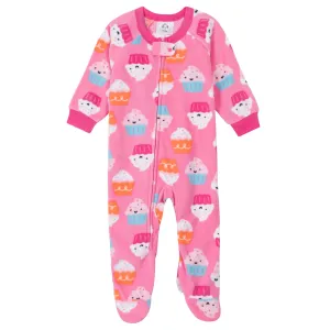 Gerber® Baby Girls Cupcakes Fleece Pajama