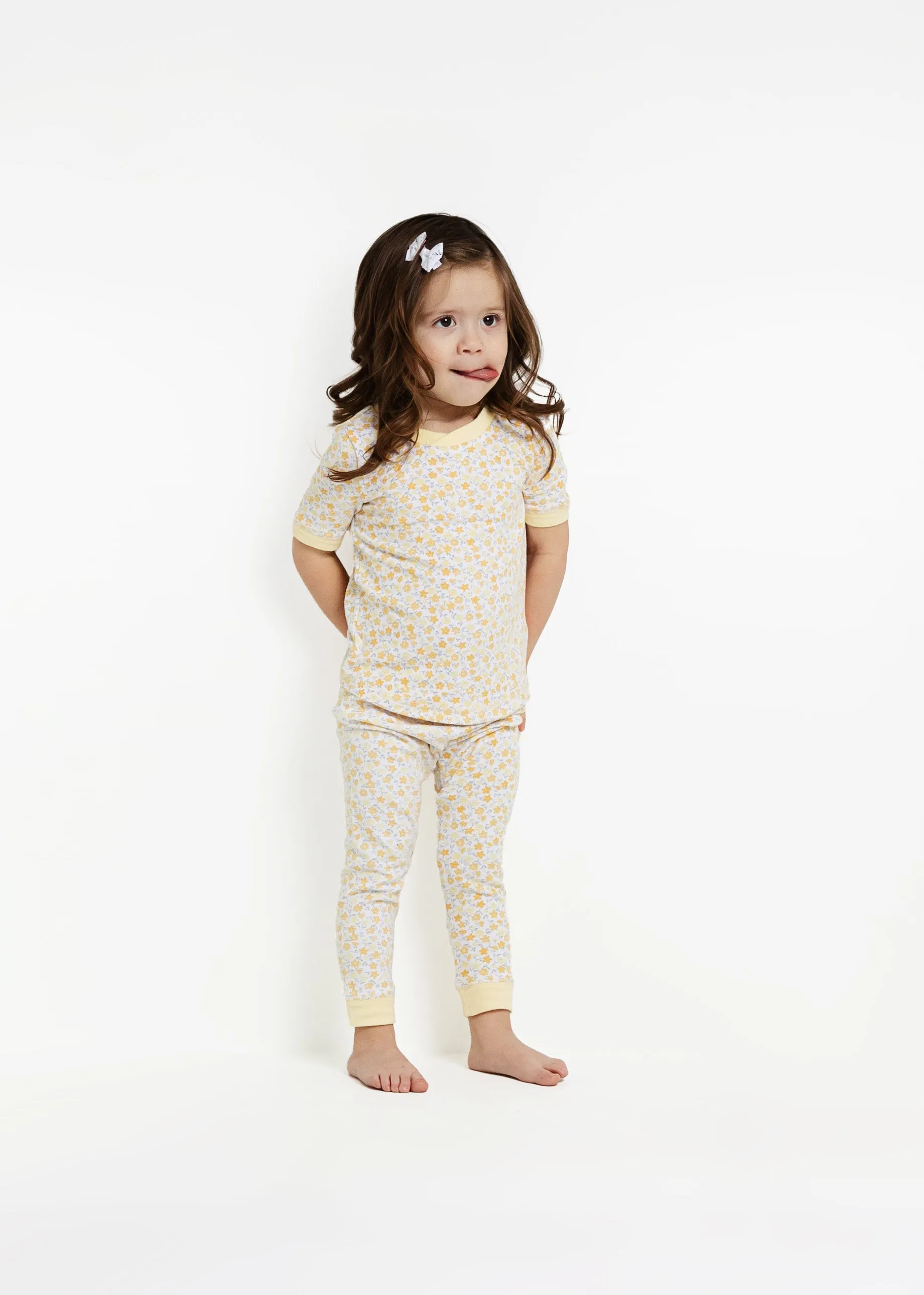 Girls Buttercup Blossom Snug Fit 2-Piece Pajama Sleep Set