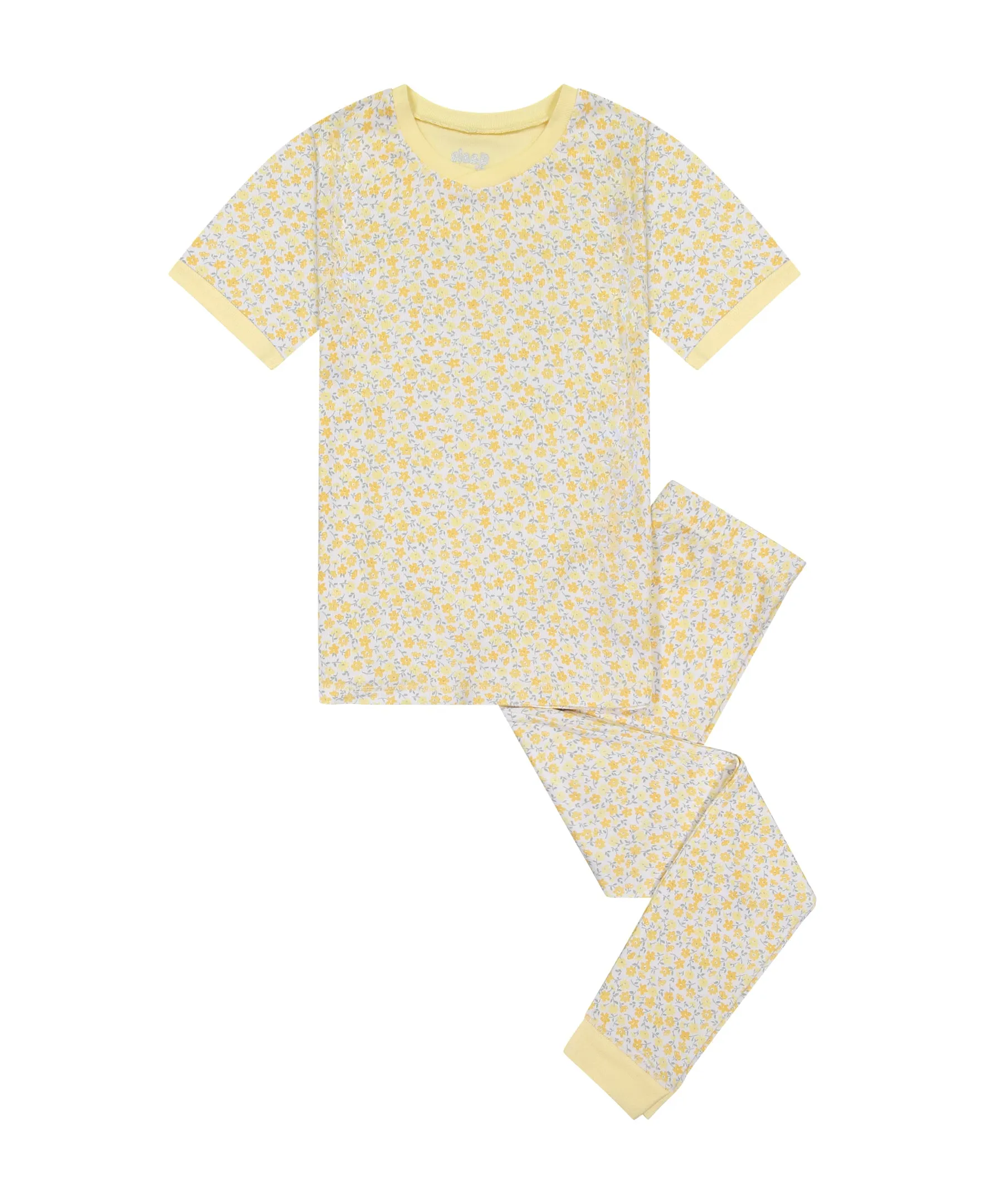 Girls Buttercup Blossom Snug Fit 2-Piece Pajama Sleep Set