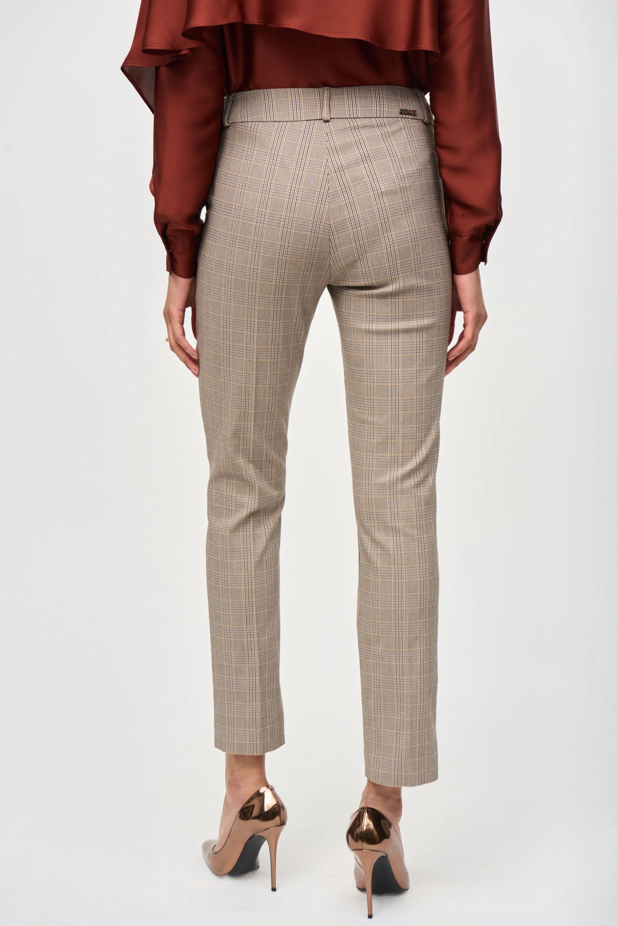 GLEN CHECK SLIM PANT