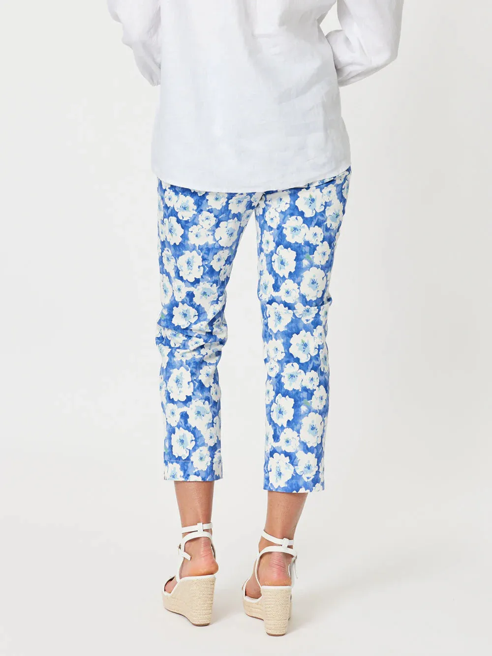 GORDON SMITH Flowers For Me Pants - Blue