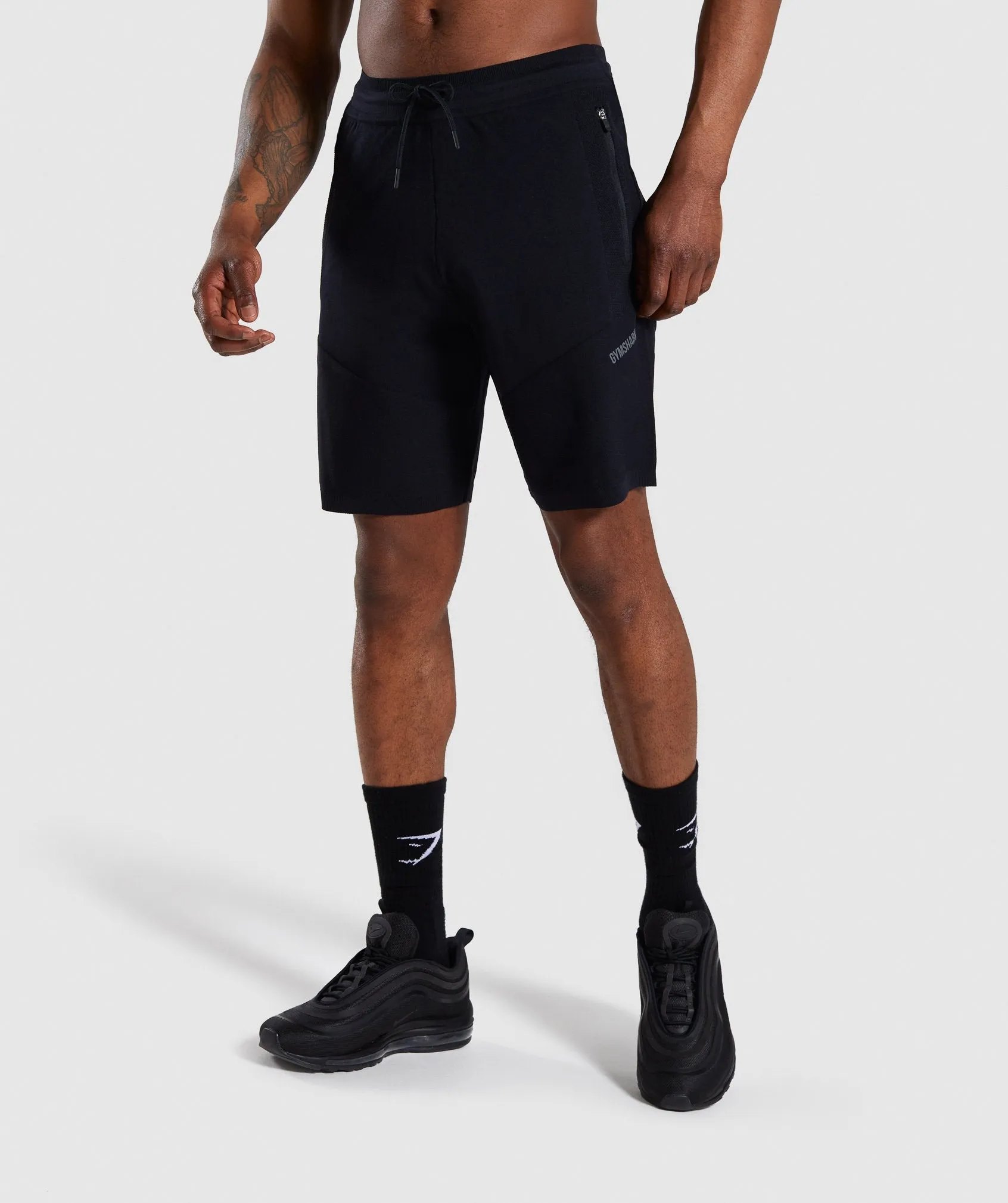 Gymshark True Knit Shorts - Black