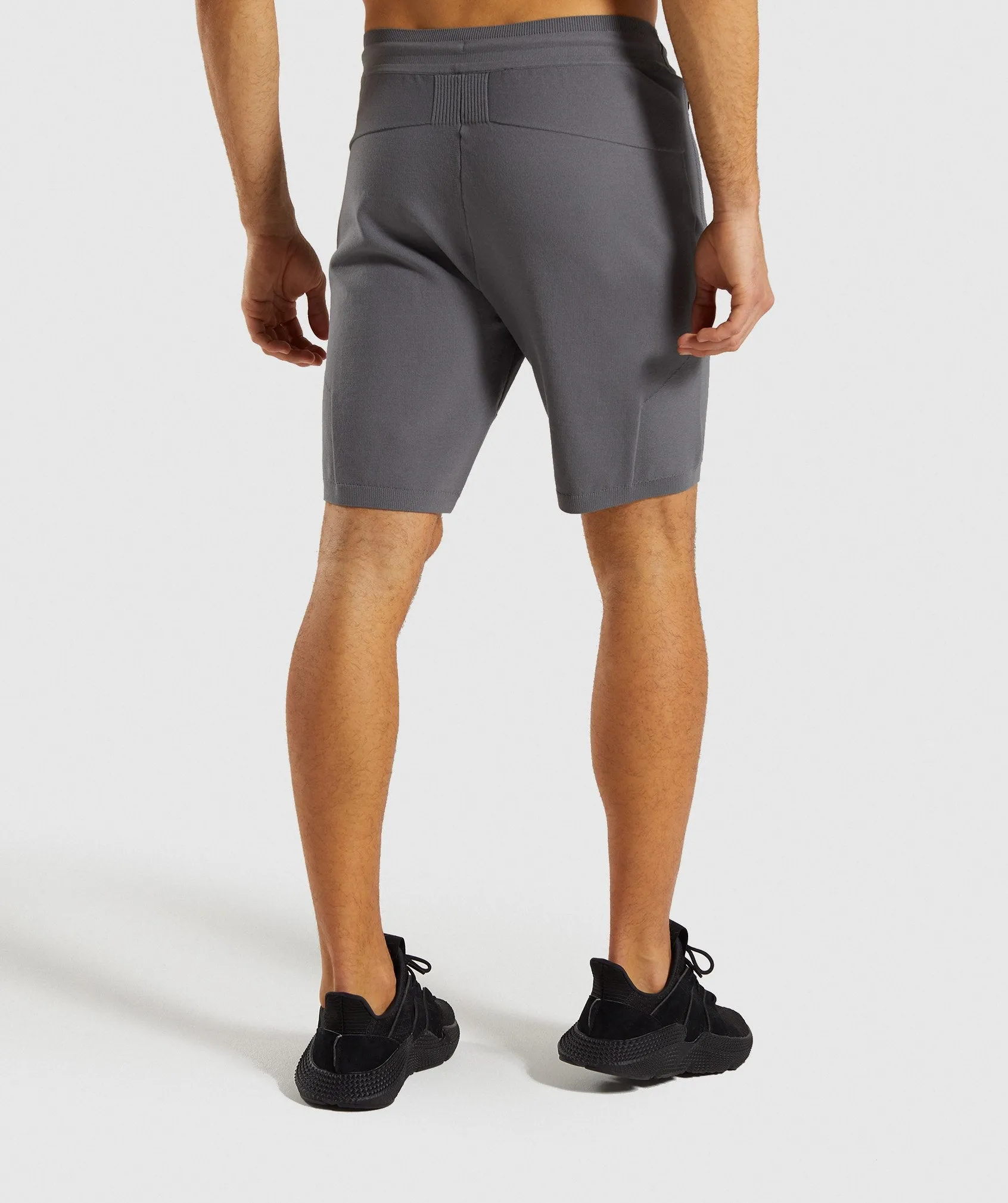 Gymshark True Knit Shorts - Smokey Grey