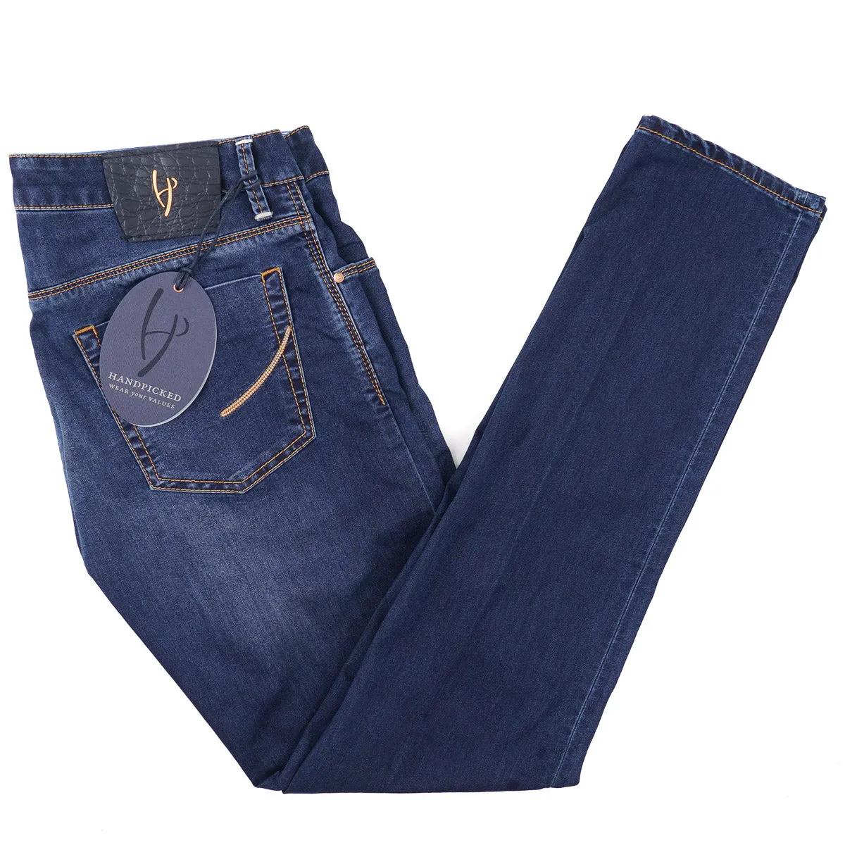 Handpicked 'Orvieto' Slim-Fit Lightweight Jeans