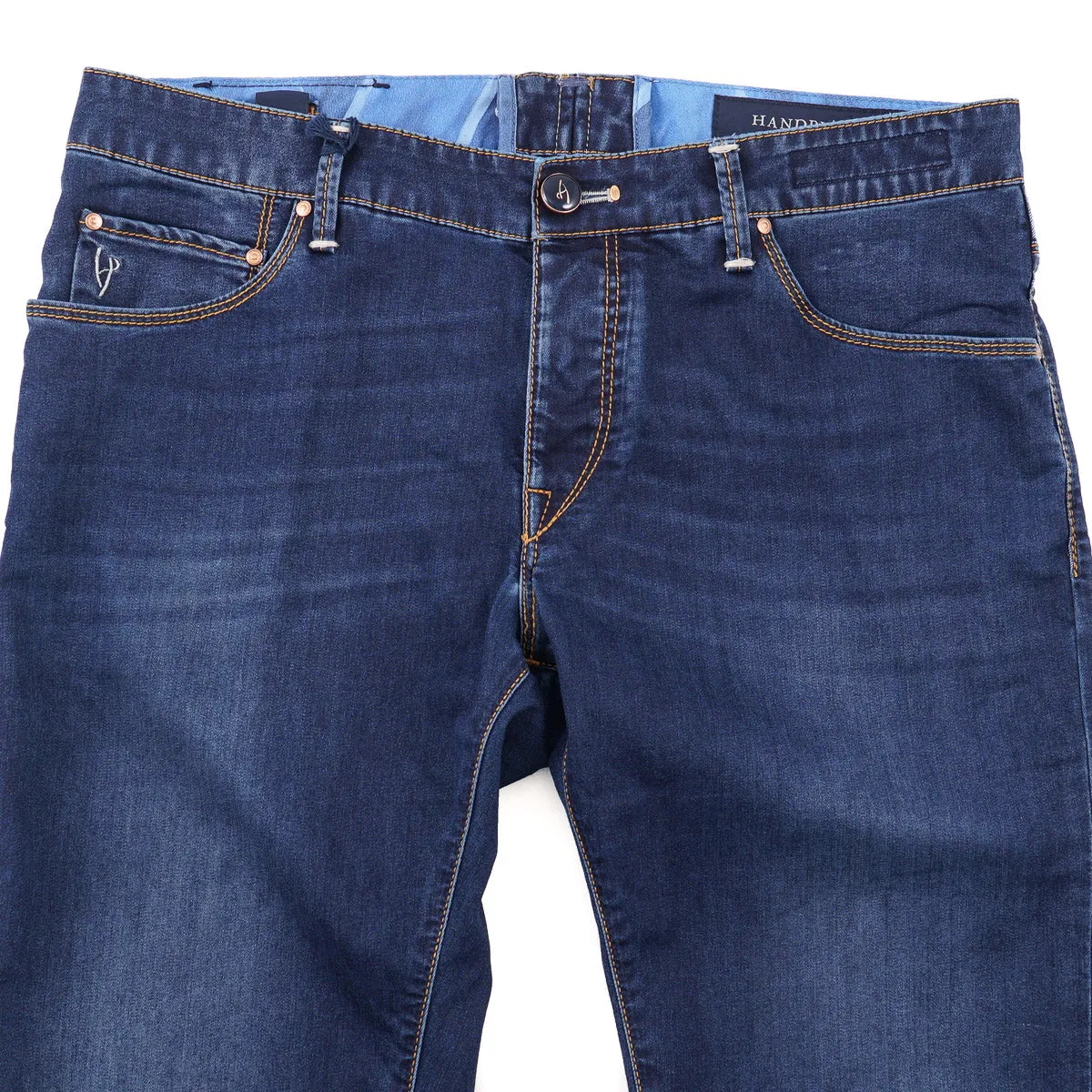 Handpicked 'Orvieto' Slim-Fit Lightweight Jeans