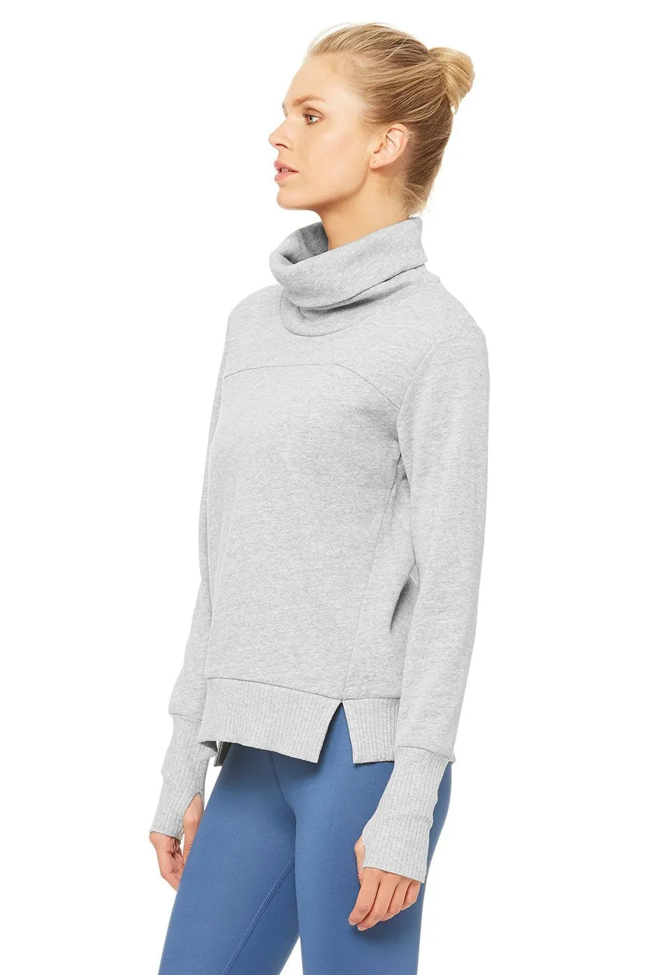 Haze Long Sleeve Top - Dove Grey Heather