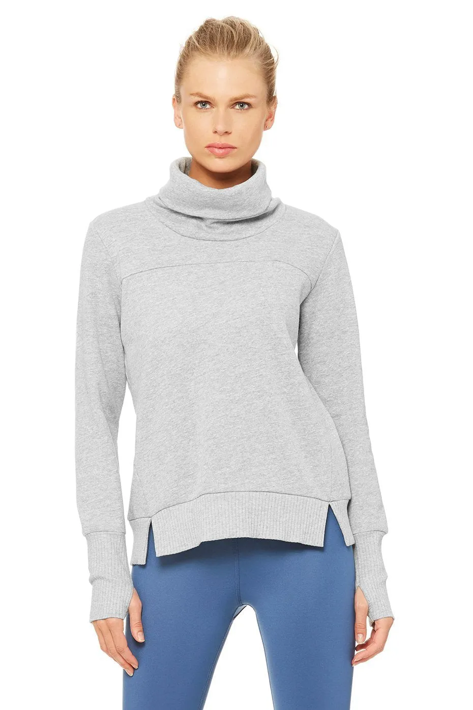 Haze Long Sleeve Top - Dove Grey Heather