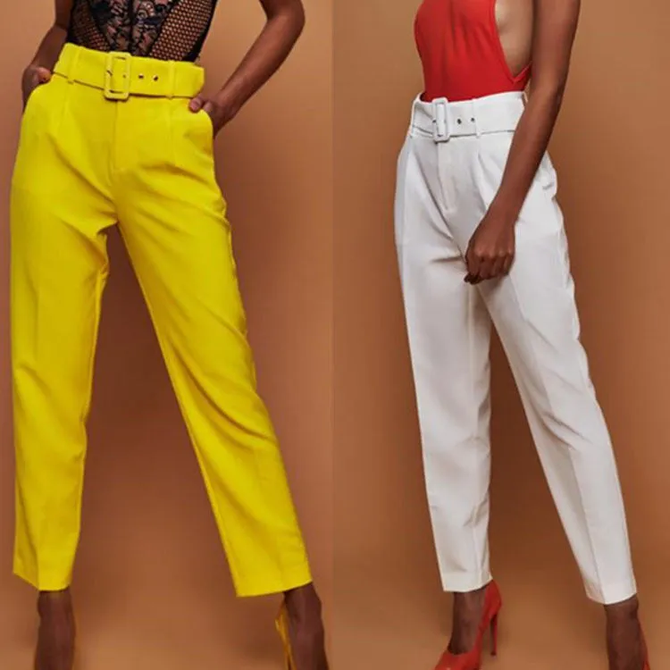 High Waist Formal Pants