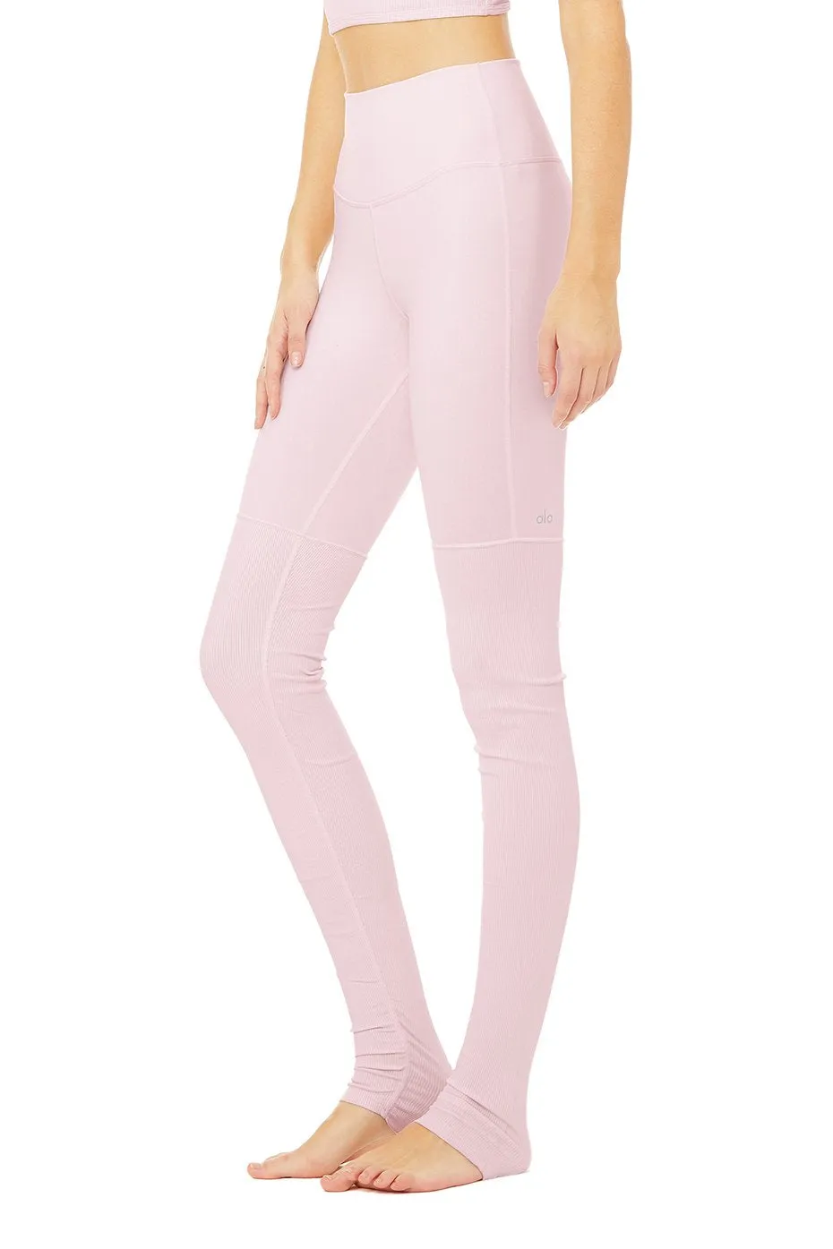 High-Waist Goddess Legging - Soft Pink