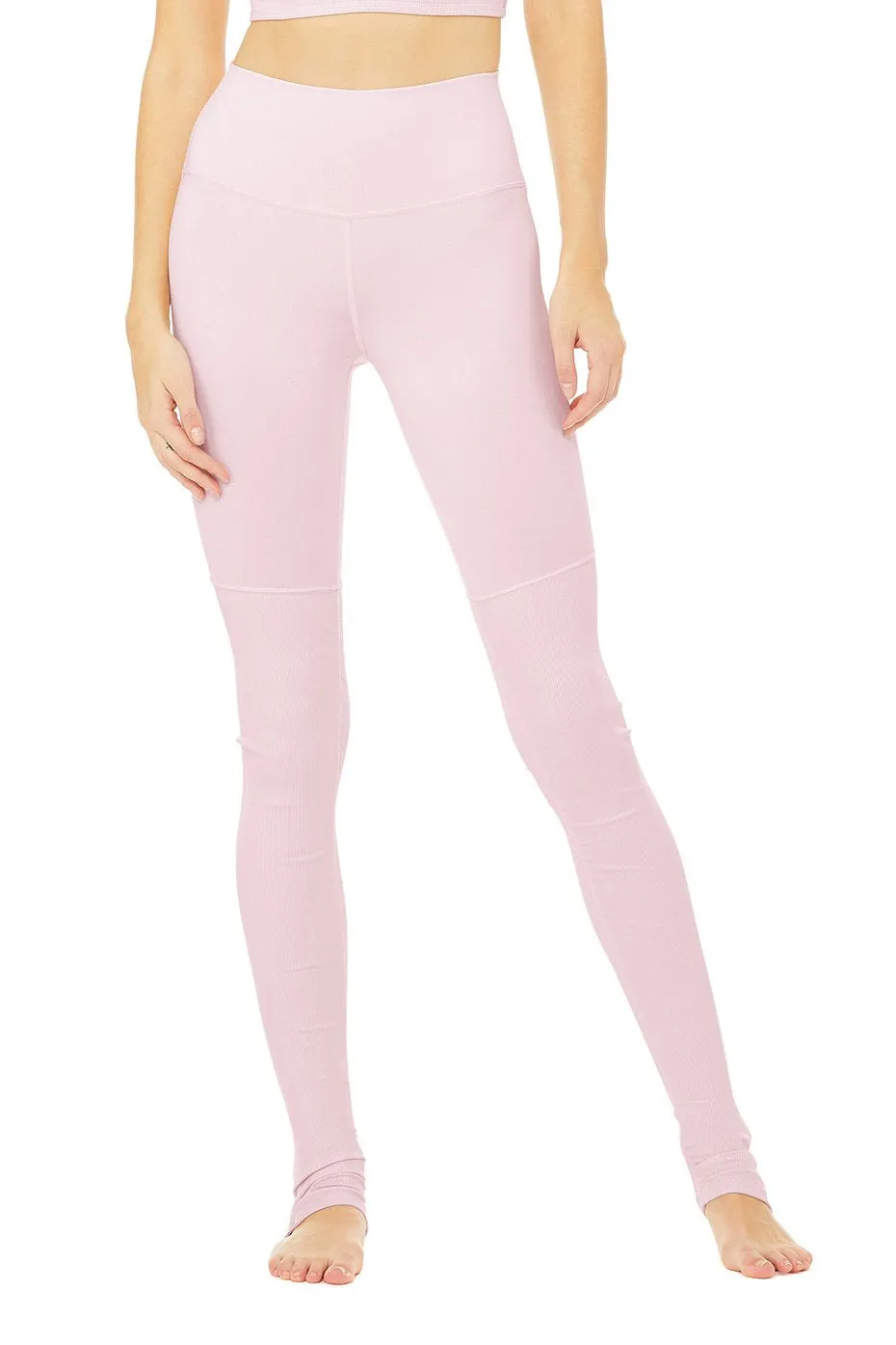 High-Waist Goddess Legging - Soft Pink