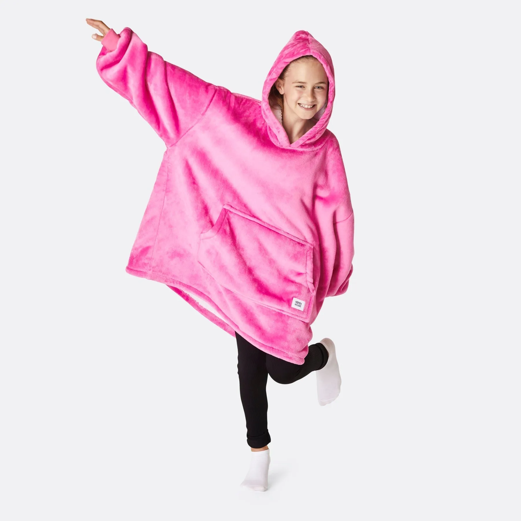 Hot Pink HappyHoodie Kinder