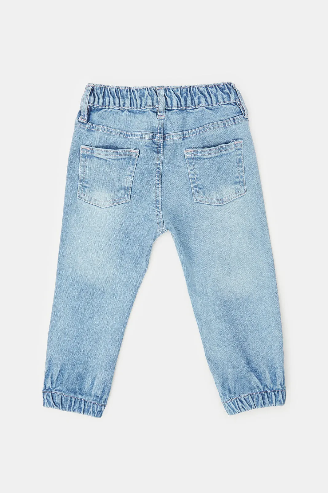 Infant Girls Blue Joggers Jeans