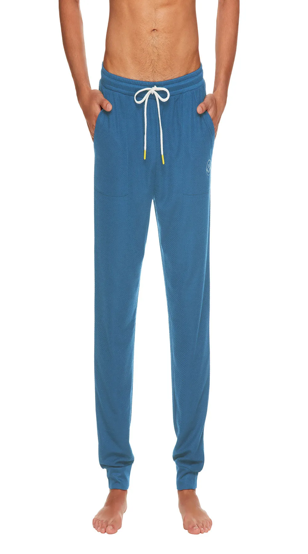 Joe Boxer Loungewear Mini Ombre Licky Blue Waffle Loungepant