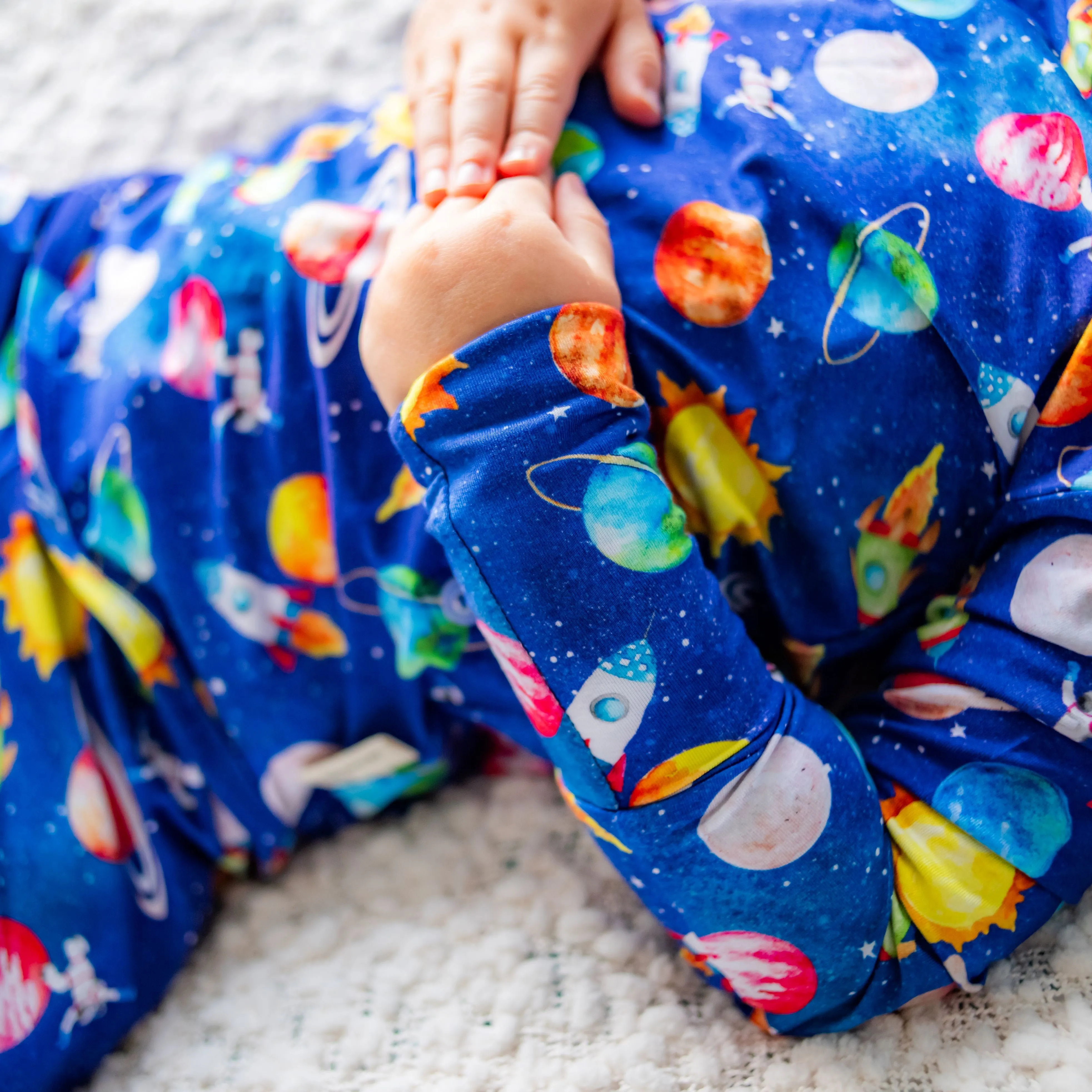 Kids Bamboo Pyjamas - Blast Off