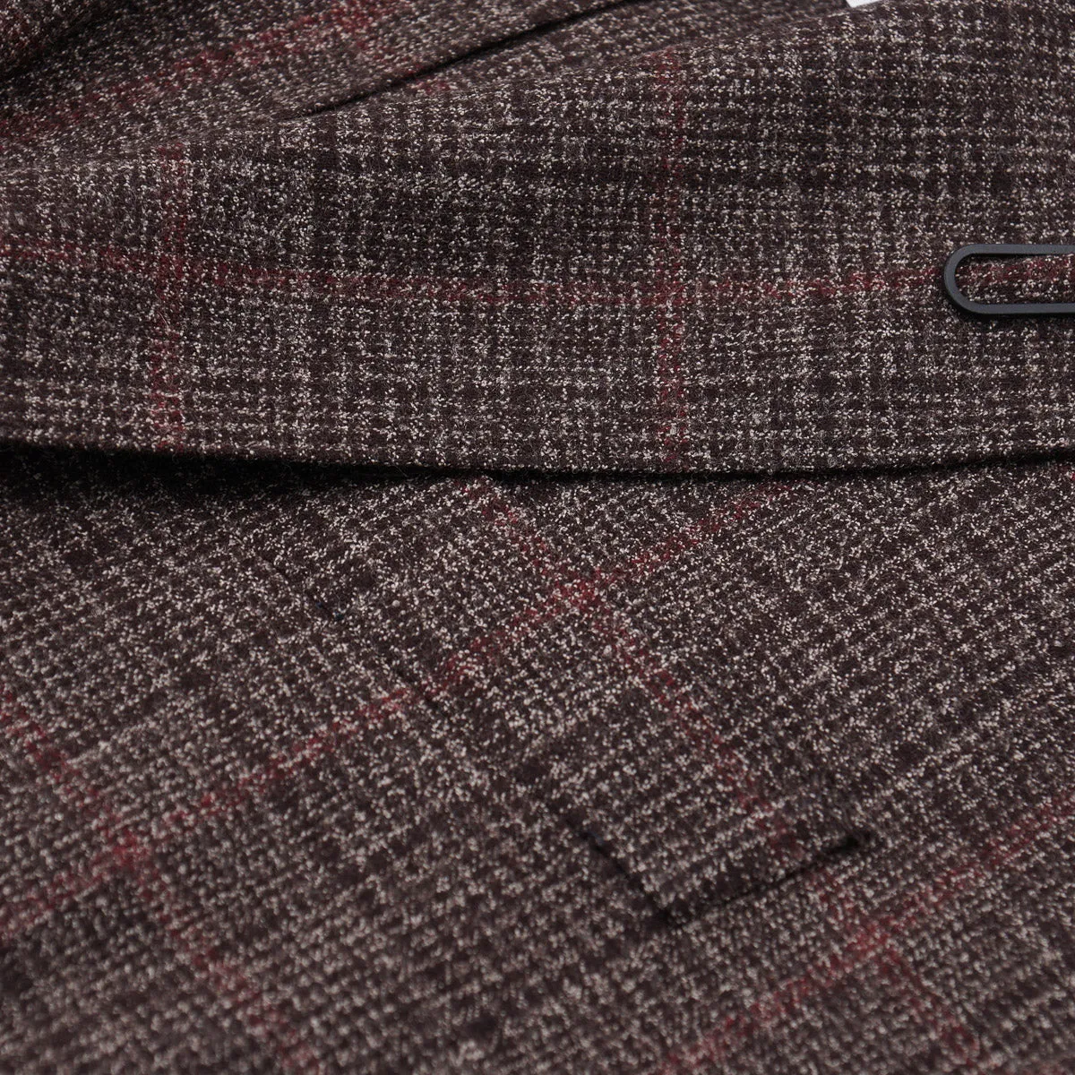 Lardini Soft-Woven Check Wool Suit