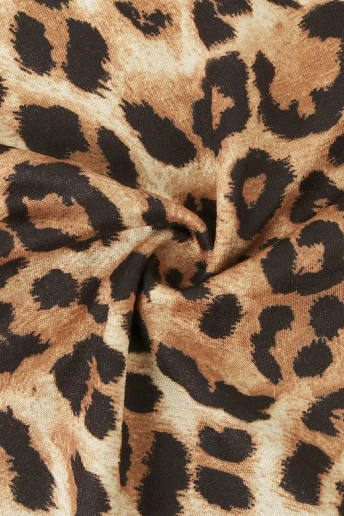 Leopard High Waist Capris Pant