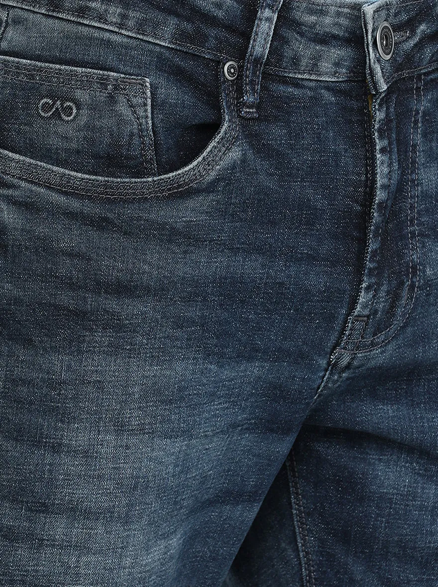 Light Ink Blue Washed Slim Fit Jeans | JadeBlue