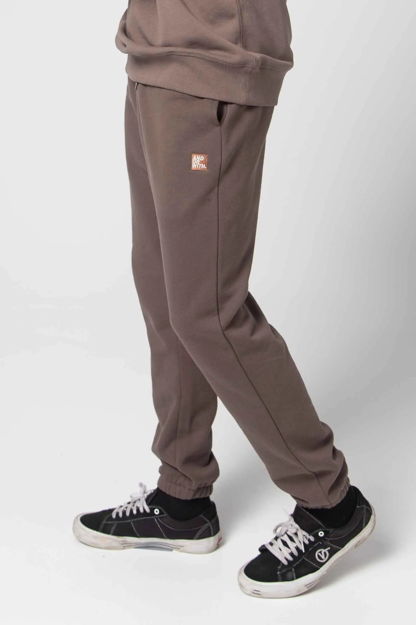 Logo Trackpants Coffee