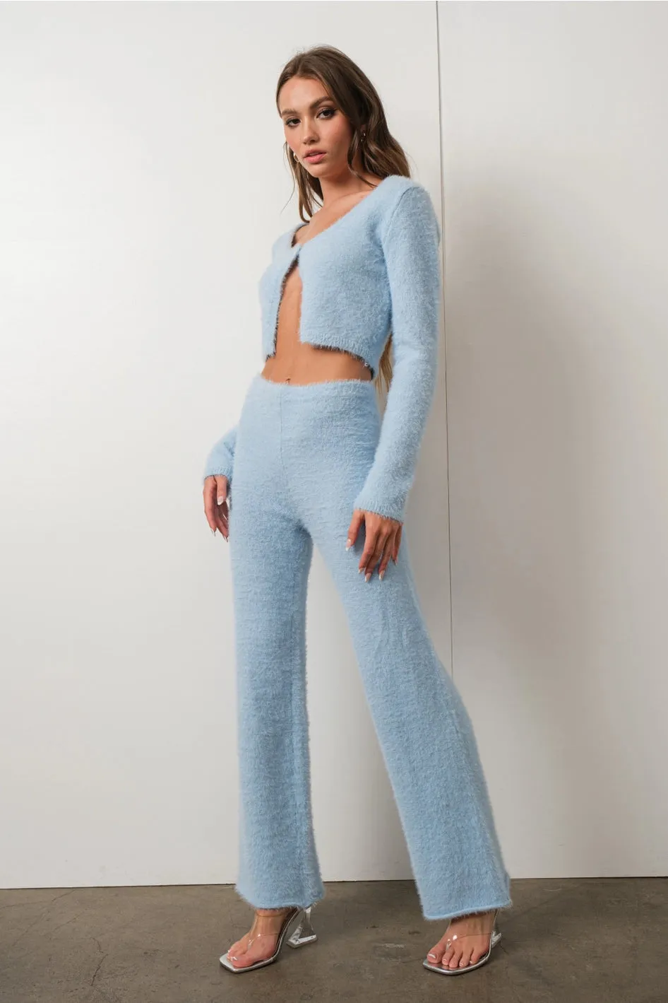 Loreta Fuzzy Knit Pants