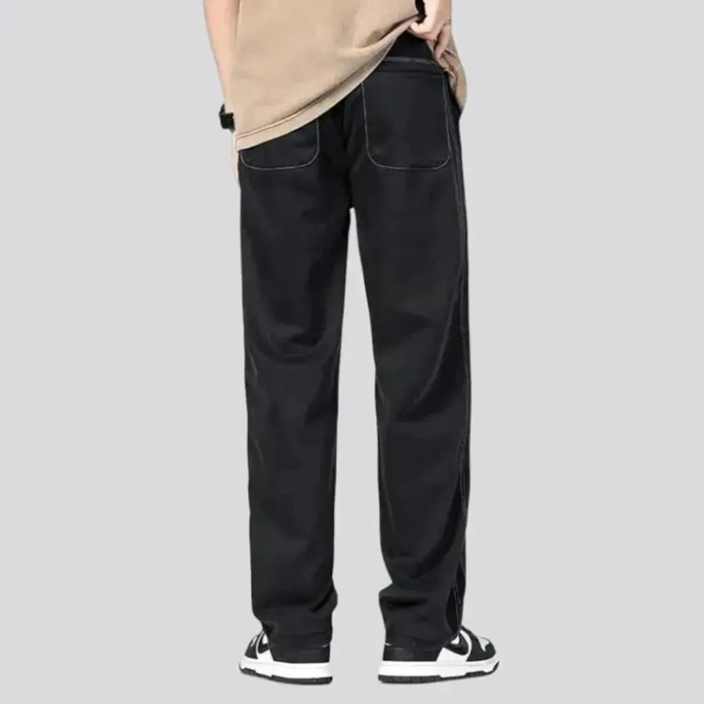 Lyocell sanded men's denim pants