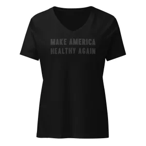 Make America II Onyx Women’s Relaxed V-Neck Tee