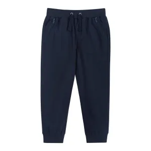 Navy Zip Pocket Jogger Pants