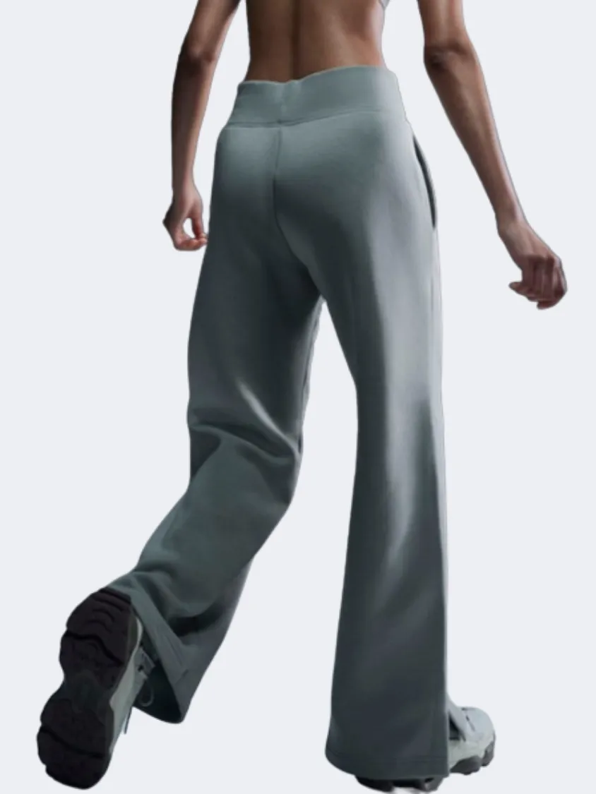 Nike Sportswear Phoenix Hr Logo Wide Women Lifestyle Pant Jade Horizon