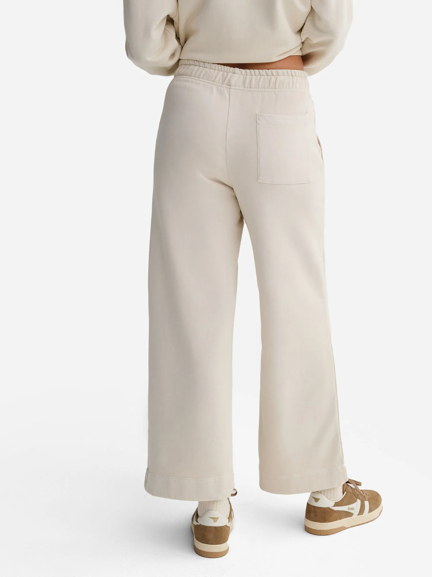 Organic Fleece Wide Leg Pant