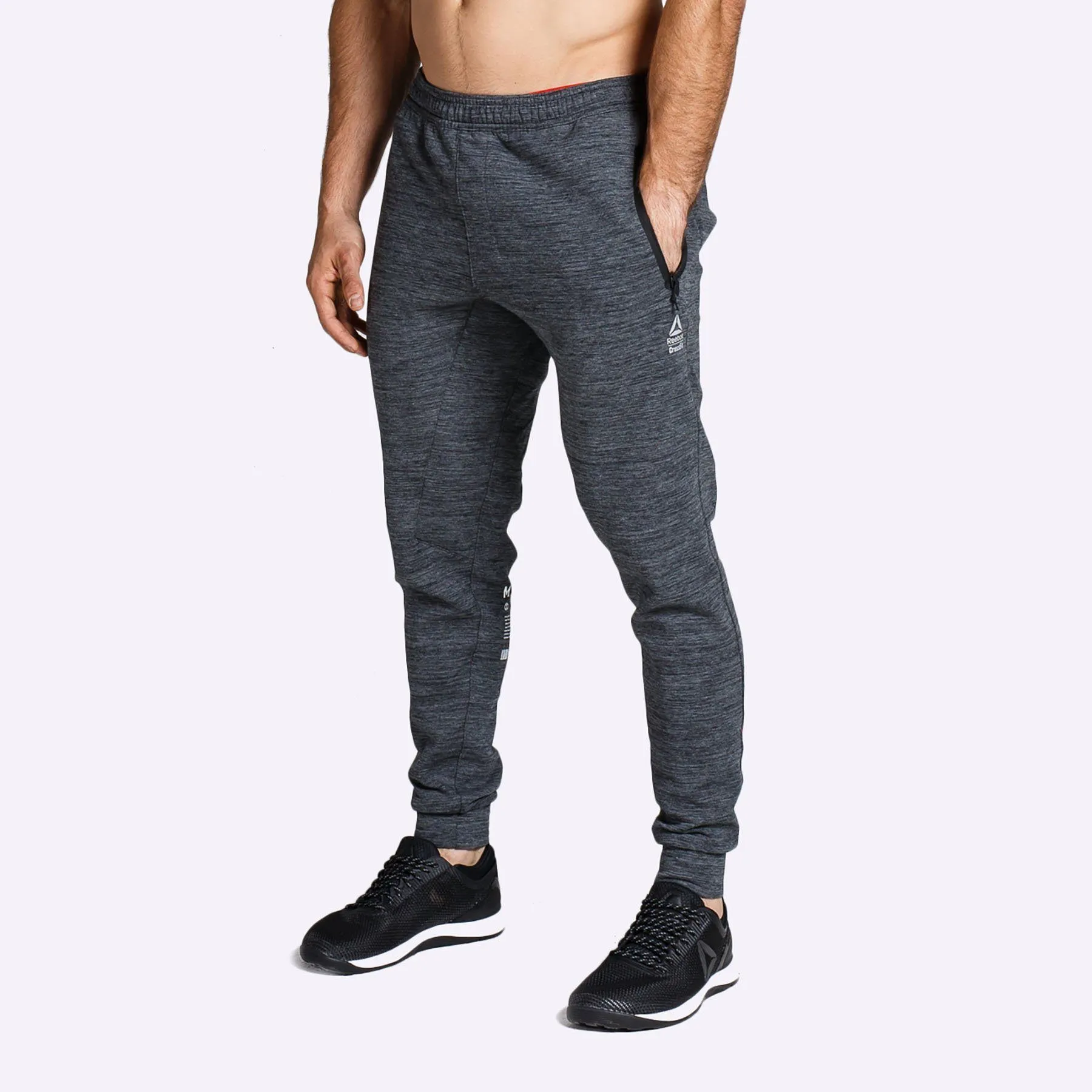 Reebok - Men's CrossFit Doubleknit Joggers - Dark Grey Heather